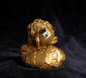 Austro Ducks rubber duckie Sisi, gold