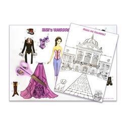 Sisi öltöztető, kifestő