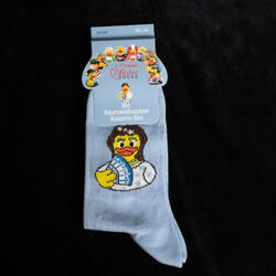 Organic cotton socks with Sisi rubber duck picture