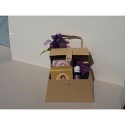 Violet paper vanity case