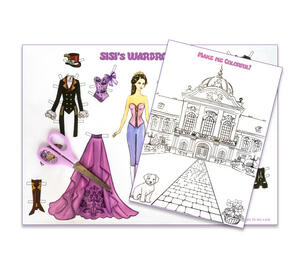 Sisi öltöztető, kifestő