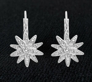 Sisi csillag kapcsos fülbevaló