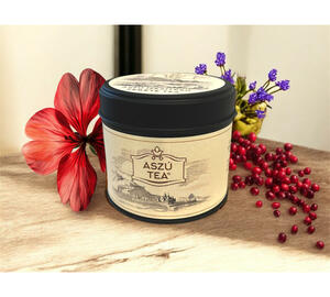 Aszú fémdobozos tea