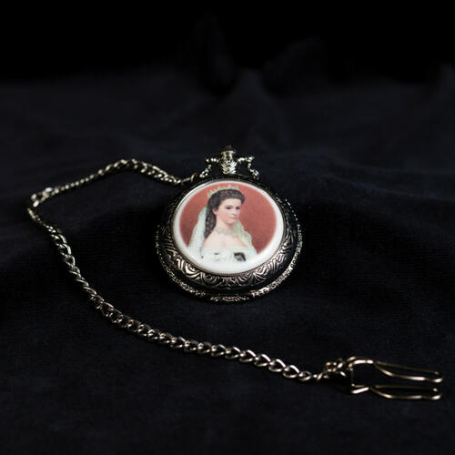 Pocket watch decorated with Sisi's picture