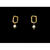 Négyszögletes gyöngyös fülbevaló