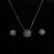 Sisi star necklace with earrings