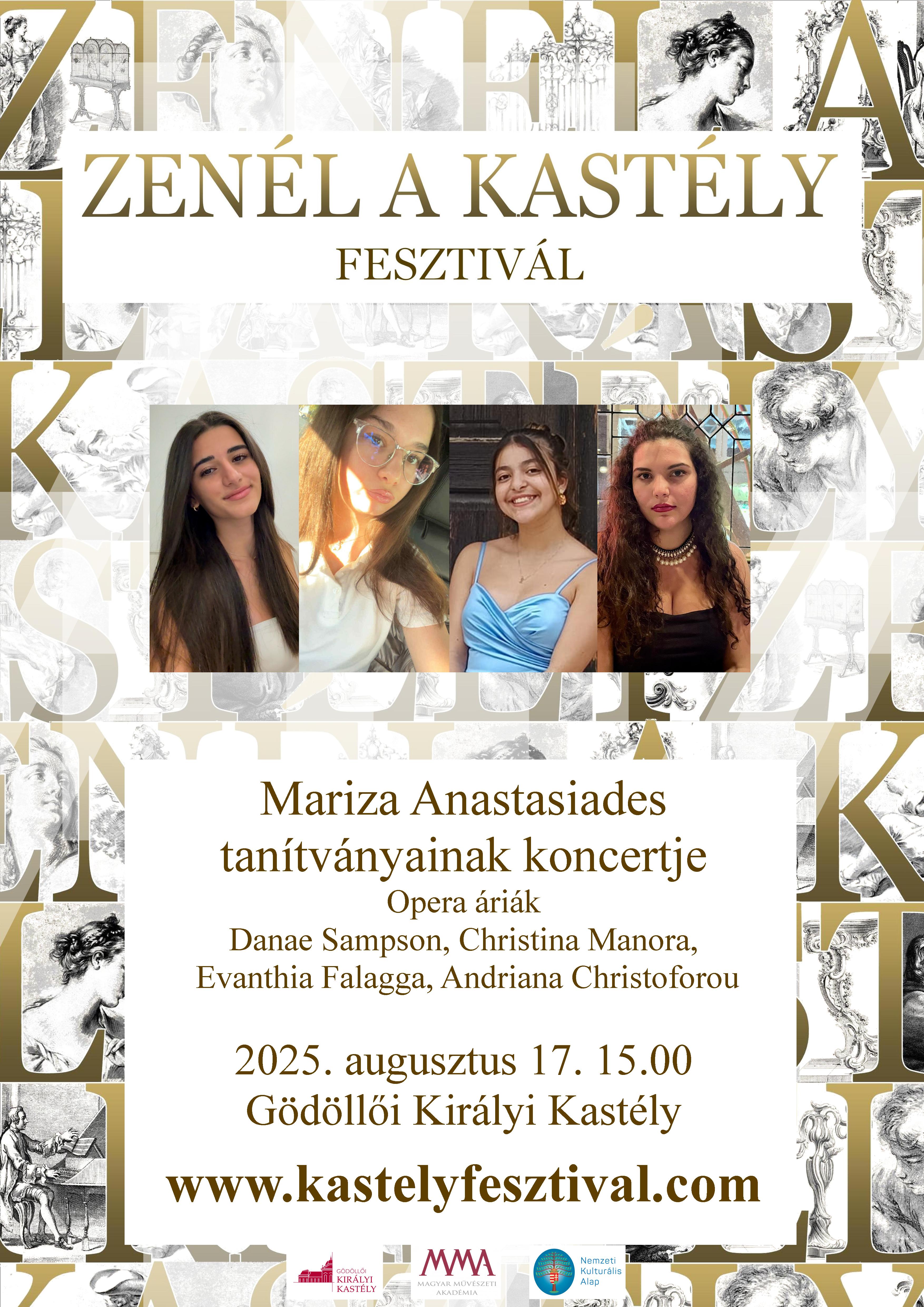 ZENÉL A KASTÉLY FESZTIVÁL | Mariza Anastasiades tanítványainak koncertje