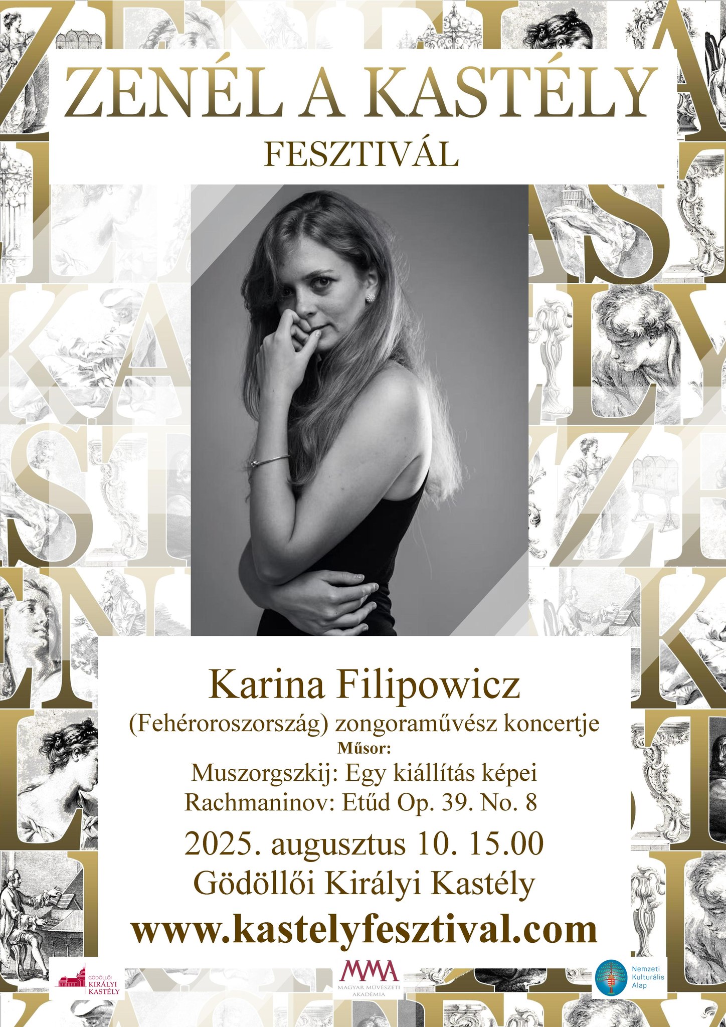 ZENÉL A KASTÉLY FESZTIVÁL | Karina Filipowicz (Fehéroroszország) zongoraművész koncertje