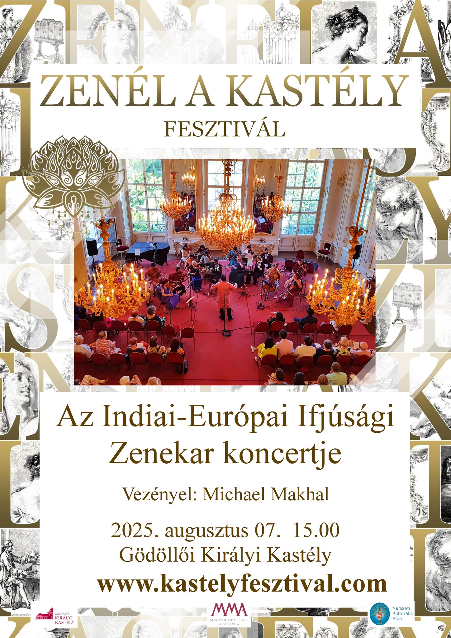 ZENÉL A KASTÉLY FESZTIVÁL | Az Indiai-Európai Ifjúsági Zenekar koncertje