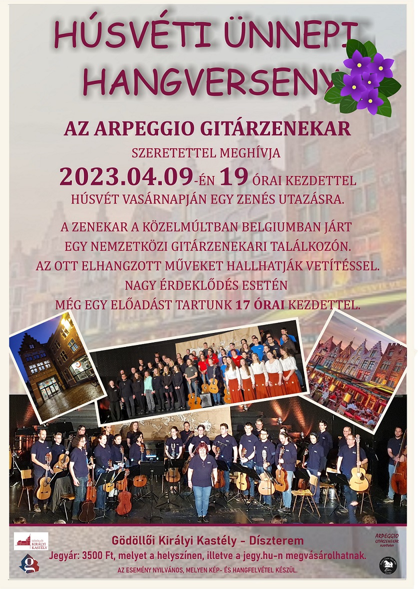 Arpeggio Gitárzenekar húsvéti koncertje
